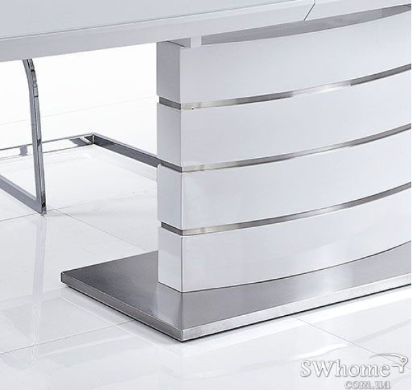 Стол раскладной Bellini Галакси Белый Лак-3