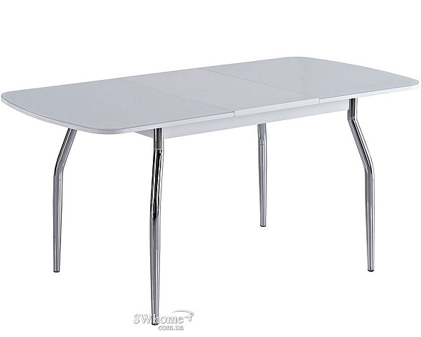 Стол раскладной Bellini Дженни Белый лак стекло-1