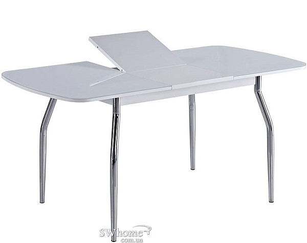 Стол раскладной Bellini Дженни Белый лак стекло-0