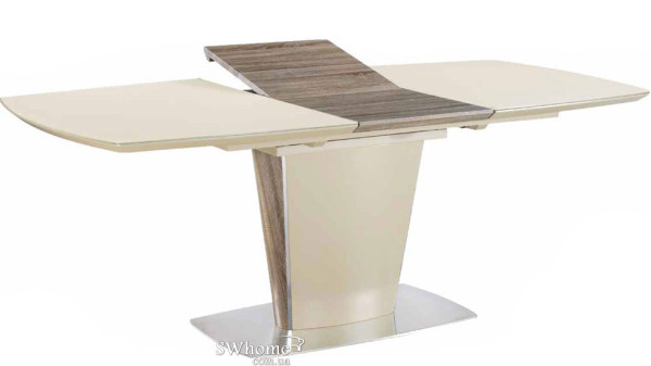 Стіл розкладний Bellini Тесс Бежевий - Горіх Лак-0