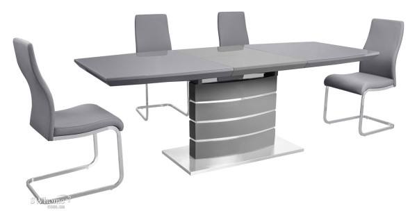 Стіл розкладний Bellini Галаксі Сірий Лак-2