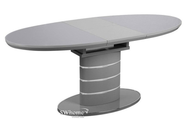 Стол раскладной Bellini Луна Серый лак стекло Стол раскладной Bellini Луна Серый лак стекло-2