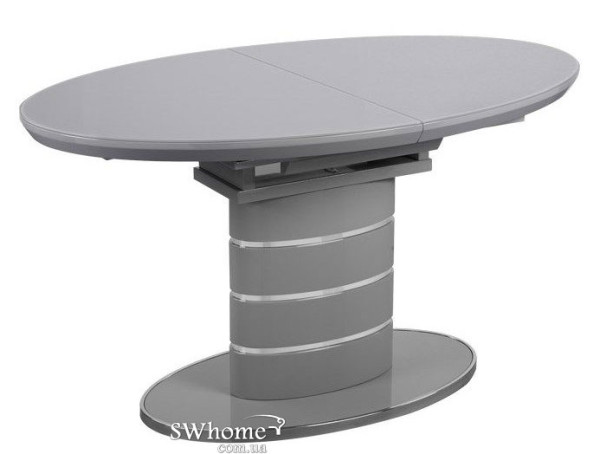 Стол раскладной Bellini Луна Серый лак стекло Стол раскладной Bellini Луна Серый лак стекло-0