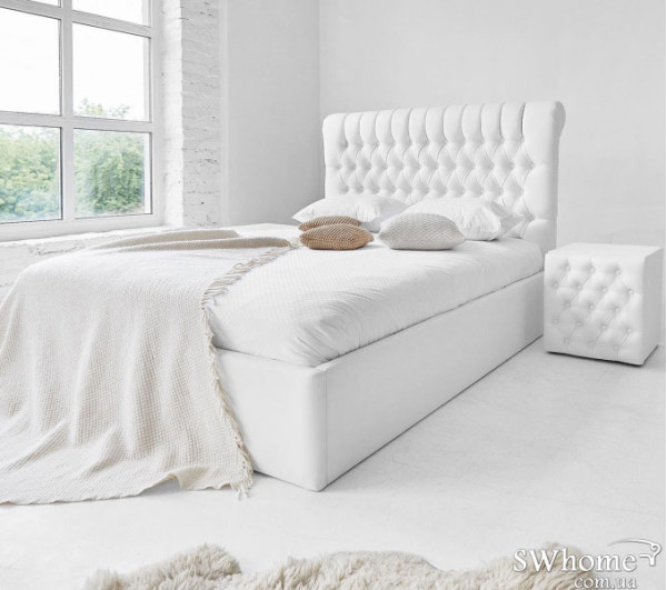 Двоспальне ліжко Embawood Честер Біле-0