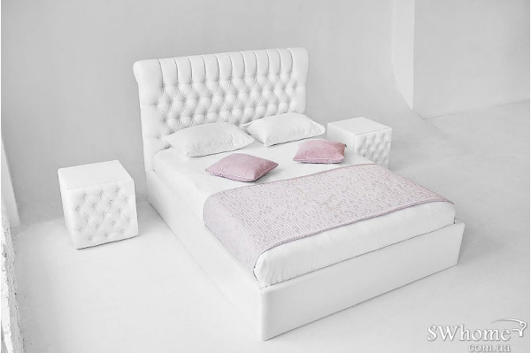 Двоспальне ліжко Embawood Честер Біле-1