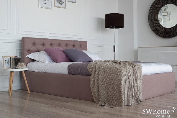 Двоспальне ліжко Embawood Марта Рожева-0