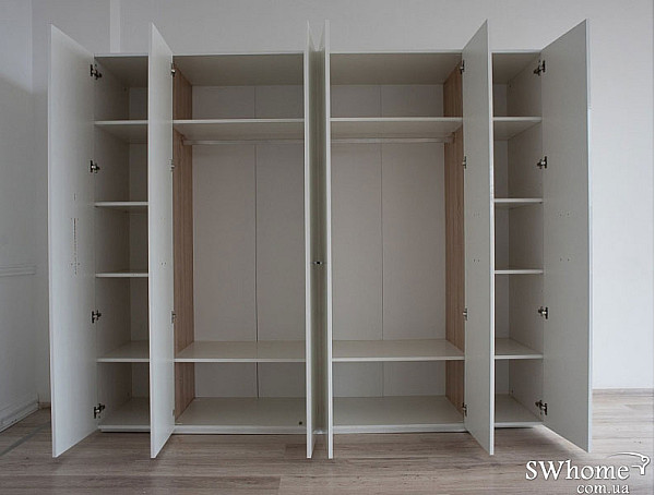 Шафа Embawood Альба 6-дверна Біла Шафа Embawood Альба 6-дверна Біла-1