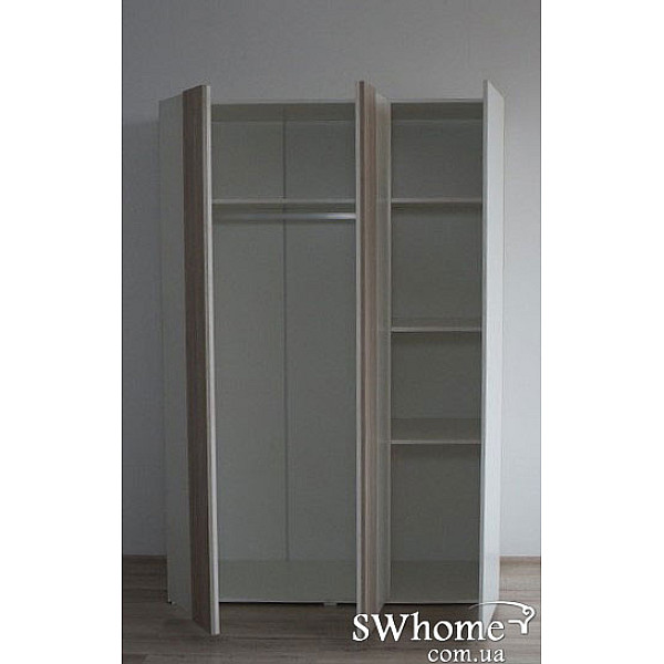 Шафа Embawood Грей 3-дверна Біла Шафа Embawood Грей 3-дверна Біла-1