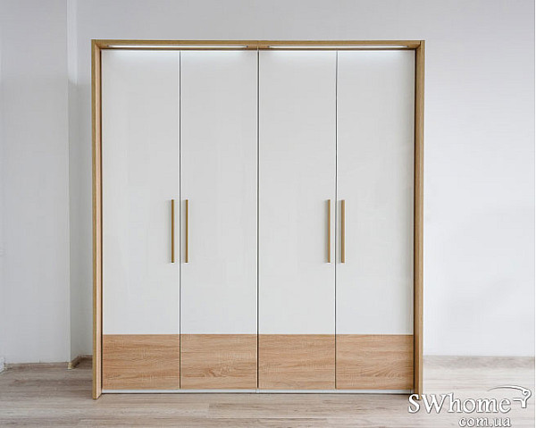 Шафа Embawood Верона 4-дверна Біла Шафа Embawood Верона 4-дверна Біла-0