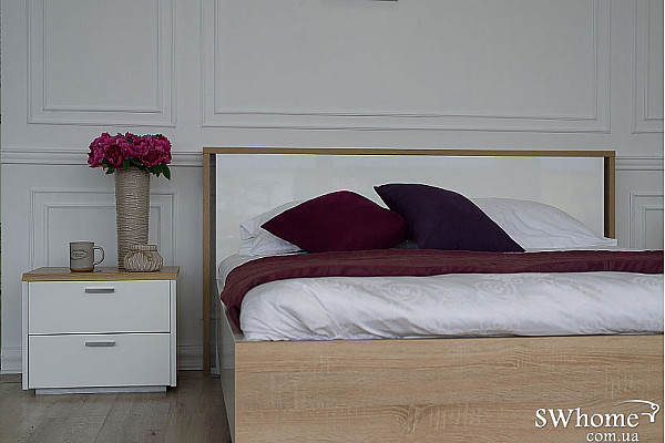 Тумба прикроватная Embawood Альба Белая-1