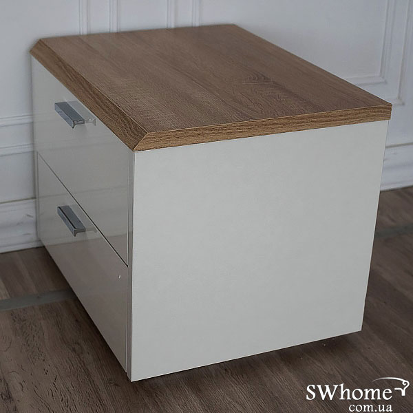 Тумба прикроватная Embawood Альба Белая-2