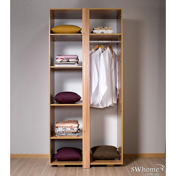 Шкаф Embawood Прага 2-х дверный Орех Лион-1