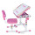 Комплект FunDesk Парта та стілець-трансформери Bambino Pink