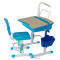 Комплект FunDesk Парта та стілець-трансформери Capri Blue-2-thumb