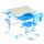 Комплект FunDesk Парта та стілець-трансформери Lavoro Blue