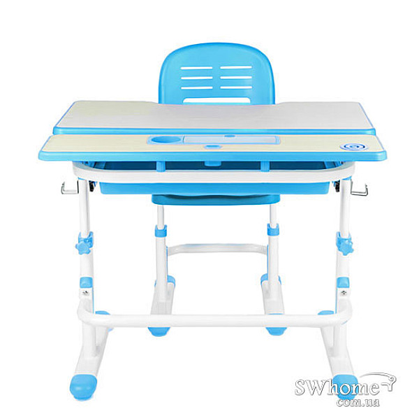 Комплект FunDesk Парта та стілець-трансформери Lavoro Blue-3