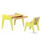 Комплект детской деревянной мебели парта и стульчик Fundesk Omino Green-0-thumb