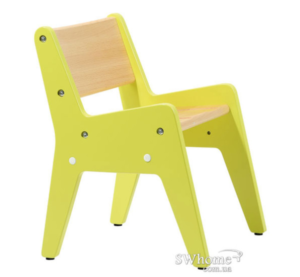 Комплект детской деревянной мебели парта и стульчик Fundesk Omino Green-8
