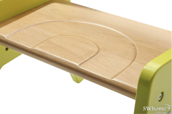 Комплект детской деревянной мебели парта и стульчик Fundesk Omino Green-9