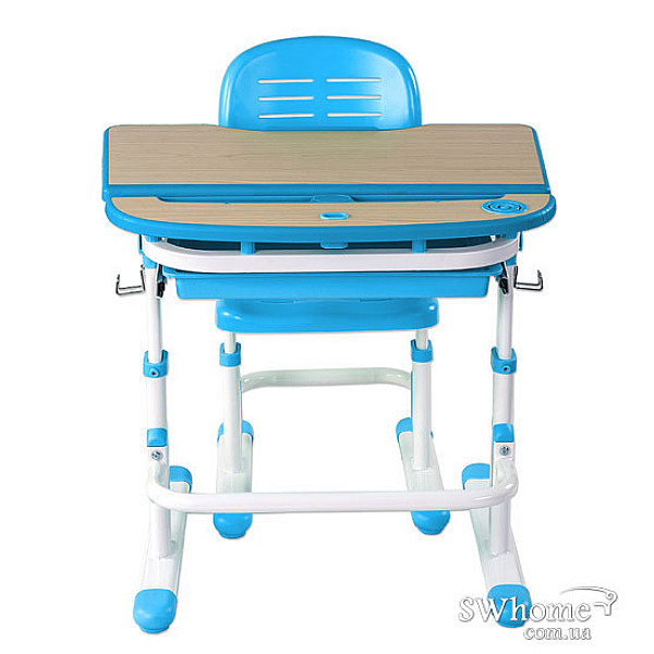 Комплект FunDesk Парта та стілець-трансформери Sorriso Blue-5