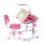 Комплект FunDesk Парта та стілець-трансформери Sorriso Pink