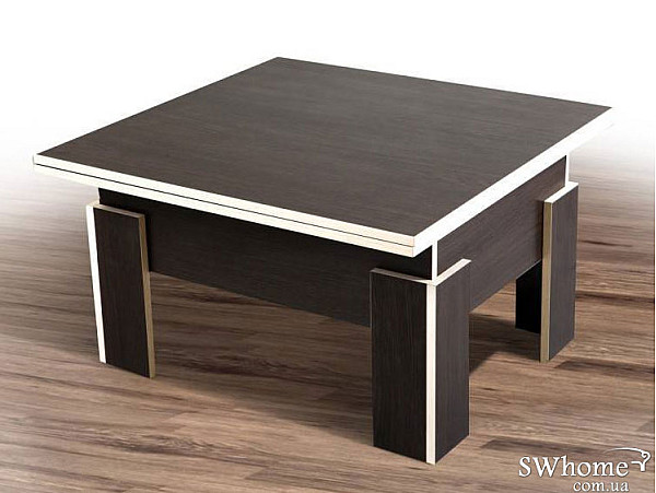 Стол-трансформер Микс-мебель Дельта Венге-молочная кромка Стол-трансформер Микс-мебель Дельта Венге-молочная кромка-2