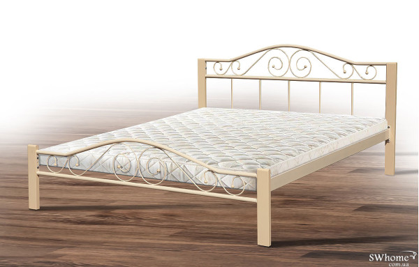 Ліжко Мікс-меблі Респект Вуд Бежева-1