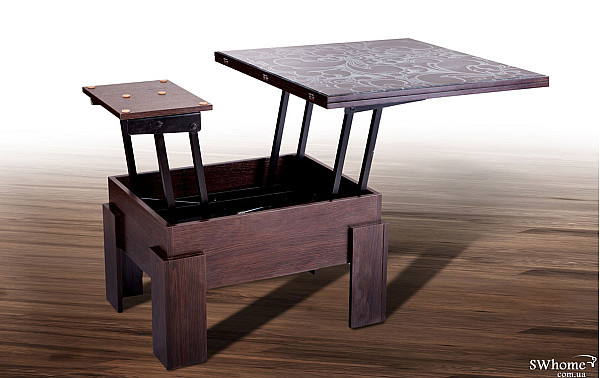 Стіл-трансформер Мікс-меблі Дельта Венге-магія-1