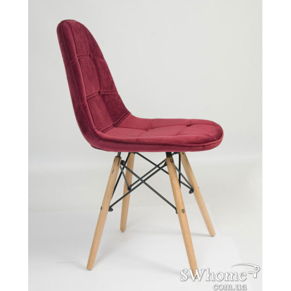 Стул Onder Mebli Alex Бархат Бордо В-2-1