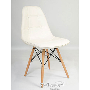 Стілець Onder Mebli Alex Білий Екошкіра