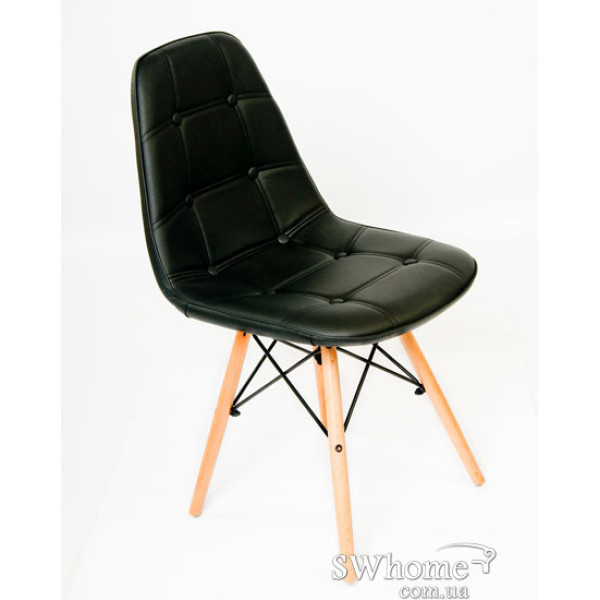 Стілець Onder Mebli Alex Чорний Екошкіра-0