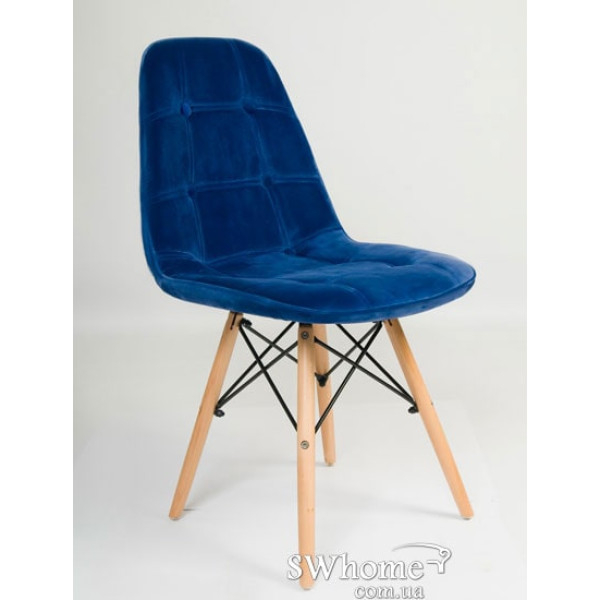 Стілець Onder Mebli Alex Оксамит Синій В-1-0