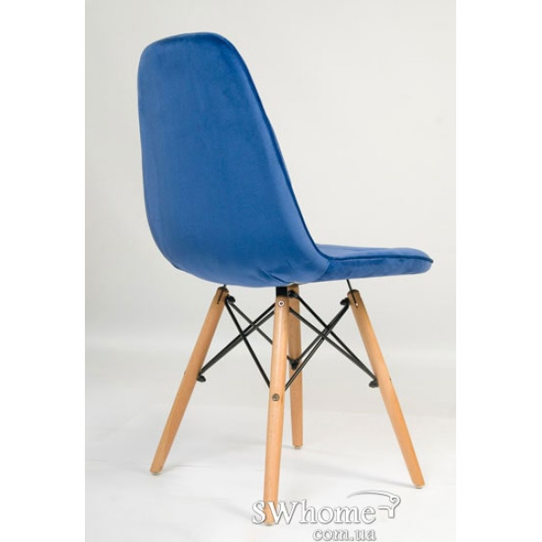 Стілець Onder Mebli Alex Оксамит Синій В-1-1