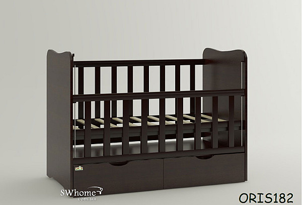 Дитяче ліжечко Oris Fiona Сосна Лоредо Темний Дитяче ліжечко Oris Fiona Сосна Лоредо Темний-0