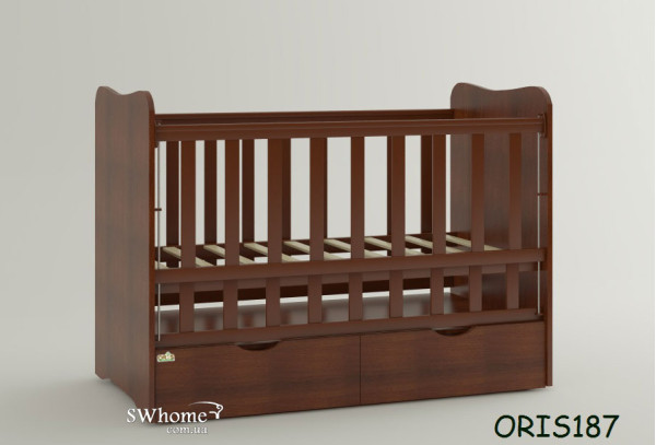 Дитяче ліжечко Oris Fiona Горіх Лісовий Дитяче ліжечко Oris Fiona Горіх Лісовий-0