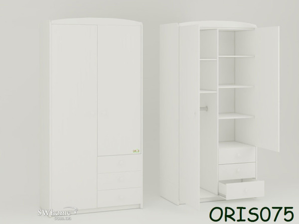 Дитяча шафа Modern Marica Біла Дитяча шафа Modern Marica Біла-0