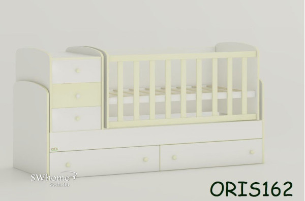 Дитяче ліжечко-трансформер Oris Maya New Ванільне-0