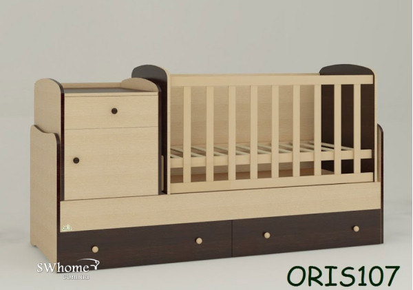 Детская кроватка-трансформер Oris Metida Комбинированная Детская кроватка-трансформер Oris Metida Комбинированная-0