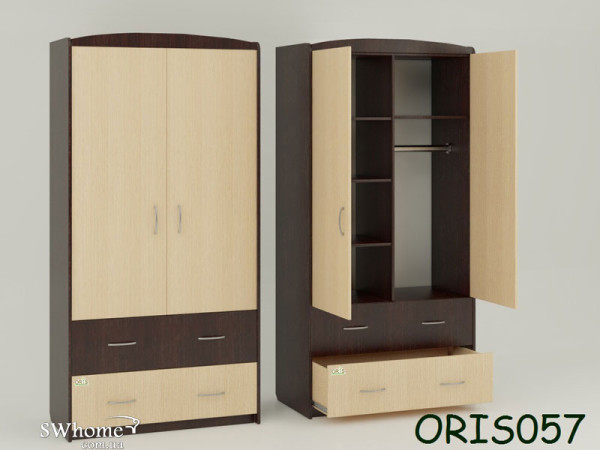 Детский шкаф Classik Maya Сосна Лоредо Зебра-0