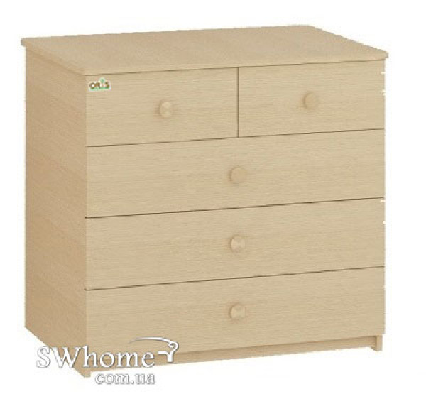 Комод Oris Ajax на 5 ящиков Венге Светлый Комод Oris Ajax на 5 ящиков Венге Светлый-0