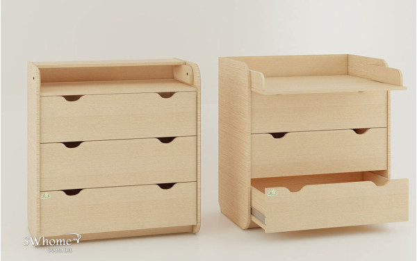 Пеленальний комод Oris Natural на 3 ящики Сосна Лоредо Світлий Пеленальний комод Oris Natural на 3 ящики Сосна Лоредо Світлий-0