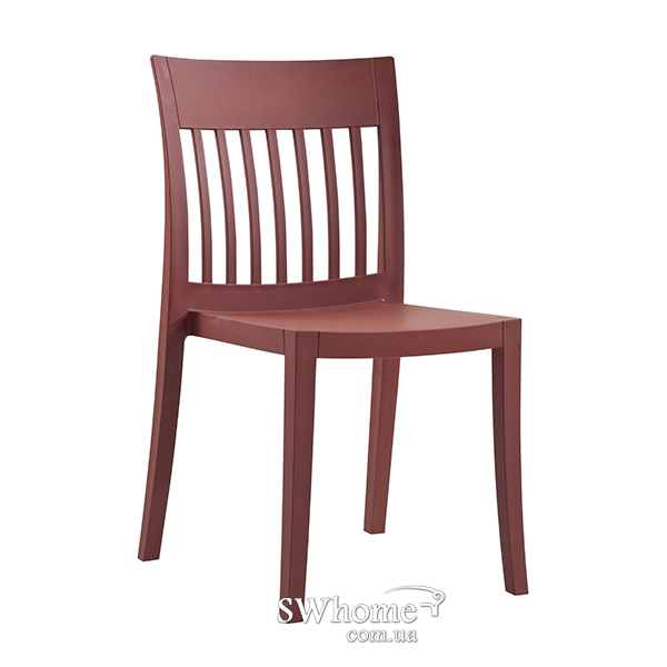 Стул Papatya Eden-S Матово-красный-0