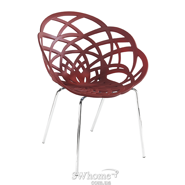 Стул Papatya Flora ML Матово-красный-0