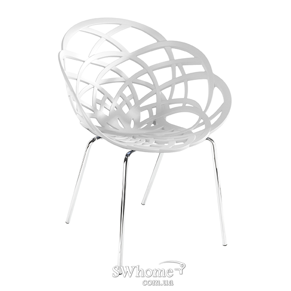 Стілець Papatya Flora ML Матово-білий-0