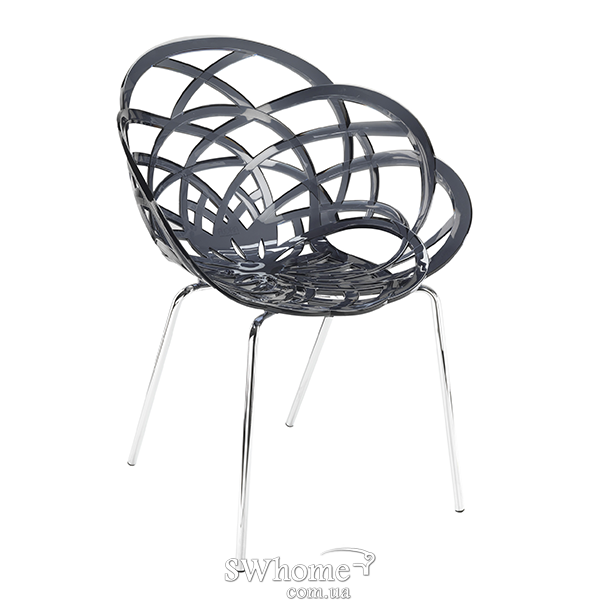 Стул Papatya Flora ML Прозрачно-серый-0