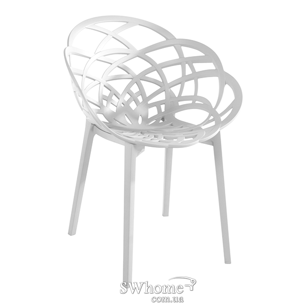 Стілець Papatya Flora Матово-білий-0