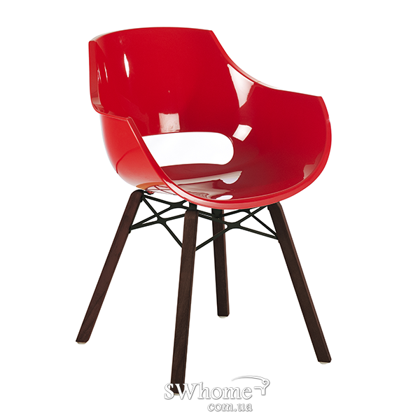 Стул Papatya Opal Wox Iroko Красный-0