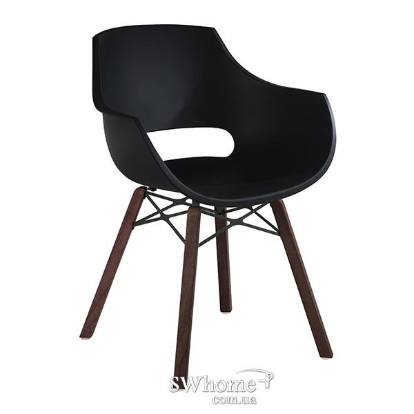 Стілець Papatya Opal Wox Iroko Матово-чорний-0