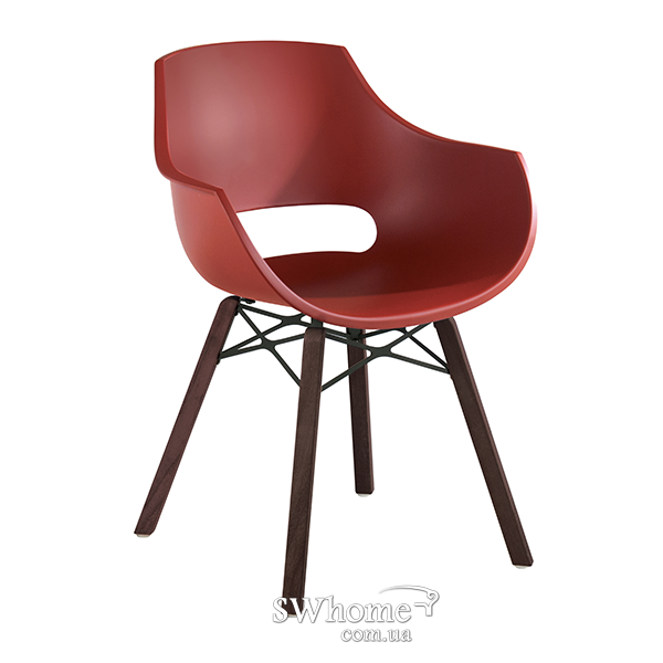 Стул Papatya Opal Wox Iroko Матово-красный-0