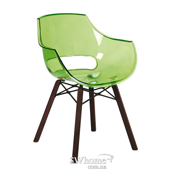 Стілець Papatya Opal Wox Прозоро-зелений-0
